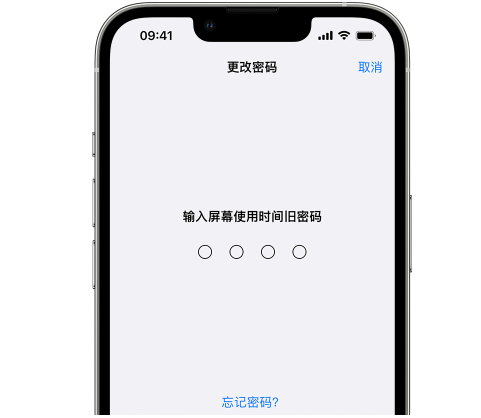 河南iPhone屏幕维修分享iPhone屏幕使用时间密码忘记了怎么办 