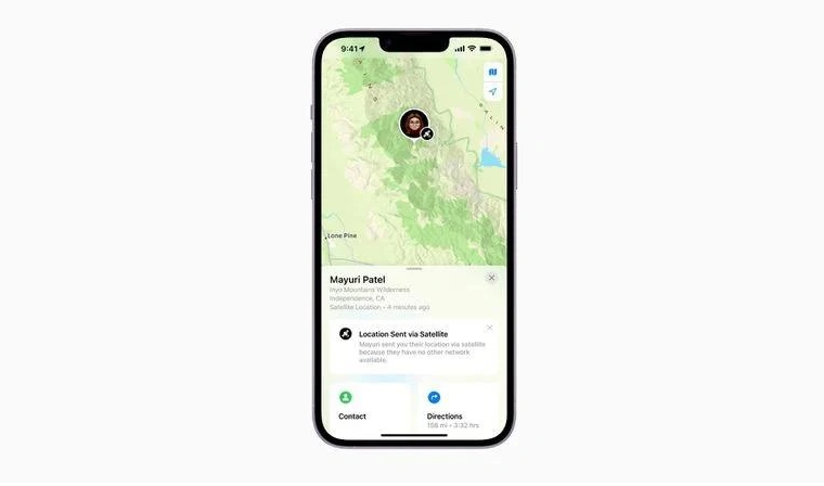 河南苹果14维修分享iPhone14系列中 FindMy功能通过卫星分享位置方法教程 