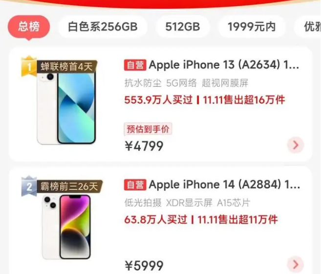河南苹果14维修分享iPhone14配置不如同价位的安卓还能大卖 