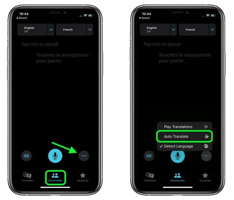河南苹果手机维修分享iOS 15 “翻译” App 新改进 